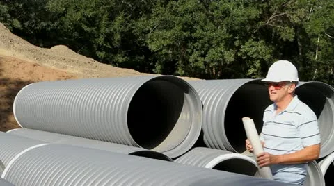 Civil Engineer With Prints Vidéo 12344272