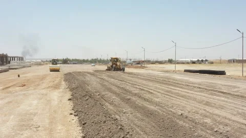 Civil Engineering &amp; Roads Construction Stock Footage 241679427