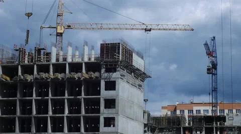 Civil Engineering Timelapse Stock Footage 64237061