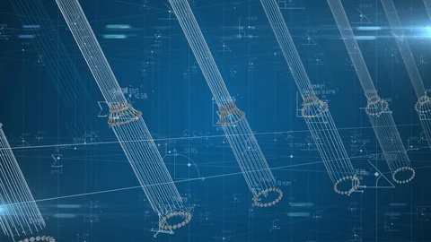 Civil engineers architect bridge design engineering infrastructure concept Stock Footage 116704507