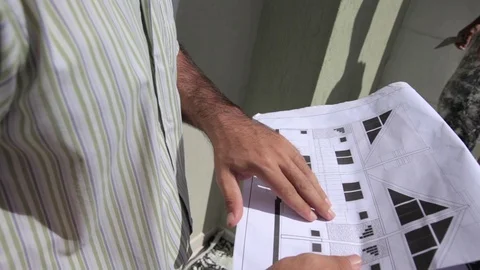 Civil Engineers Inspecting Construction Stock Footage 70094601