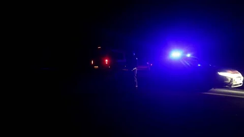 Civil Guard blocks access to train derailment site in Córdoba, Adamuz (Córdoba), Stock Footage 327097567