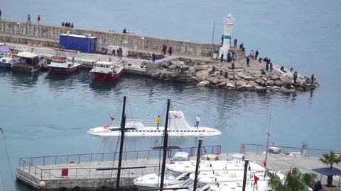 Civil Submarine Nemo Primero Video stock 106295396