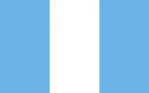 Civil version of guatemala flag Stock Illustration