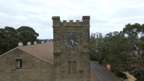 Civil War Era Clock Tower 03 Video stock 236488526