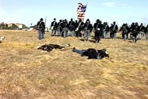 Civil war heros Stock Footage 299568