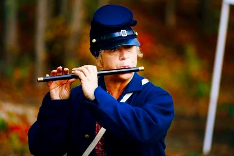 Civil War re-enactment. Stock Photos