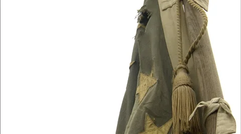 Civil War Union flag Stock Footage 39975463