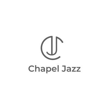 CJ Letter Logo Illustrazione stock