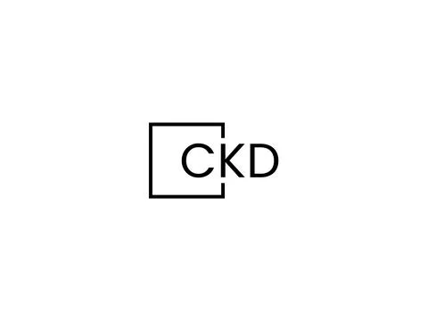 CKD letter initial logo design vector illustration Stock Illustration