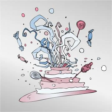 Cke pink Stock Illustration