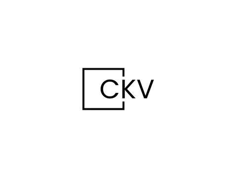 CKV letter initial logo design vector illustration Stock Illustration