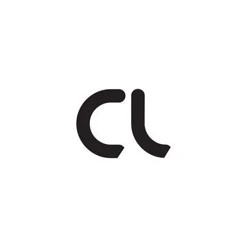 Cl initial letter vector logo Stock-Illustration