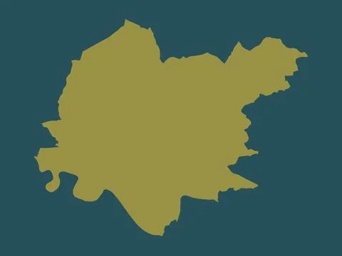 Clackmannanshire, Scotland - Great Britain. Solid color shape Stock Illustration