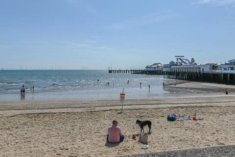 Clacton Beach Stock Photos