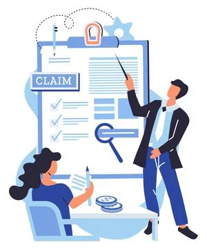 Claim application. A checklist can help you ensure all required documents are Stock Illustration