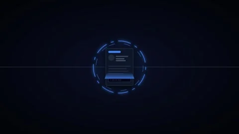 Claim approved digital notification animation: insurance, banking, and fina.. Vidéo 344852214
