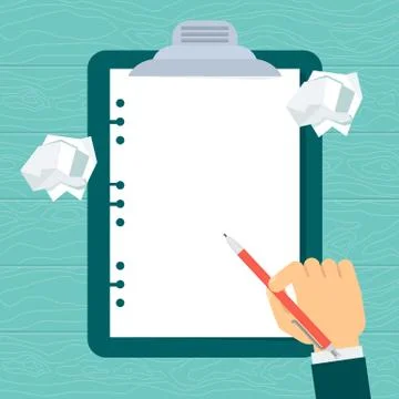 Claim form blank Stock Illustration
