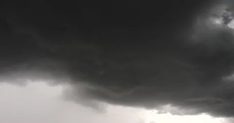 Claim before the storm dark grey storm clouds ready to down pour rain Stock Footage 202380046