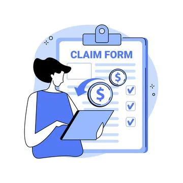 Claim your documents abstract concept vector illustration. イラスト素材