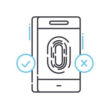 Claimed system line icon, outline symbol, vector illustration, concept sign 스톡 일러스트