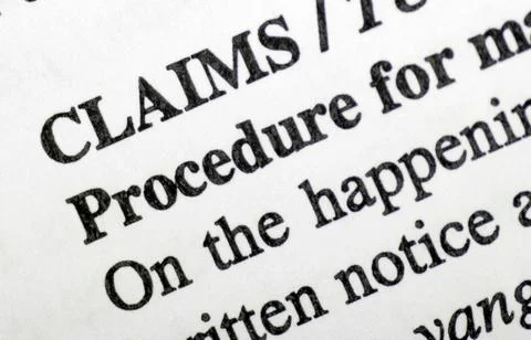Claims Stock Photos