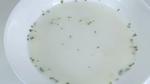 Clam chowder Stock Footage 147898010