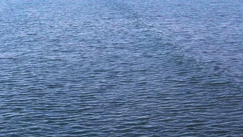 Clam Ocean Waters With Small Ripples Stock Footage 99664324
