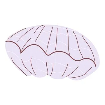 Clam Seashell Icon Set in Retro Style for Coastal Themes Stock Illustration