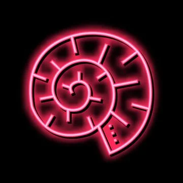 Clam shell color icon vector illustration Stock Illustration