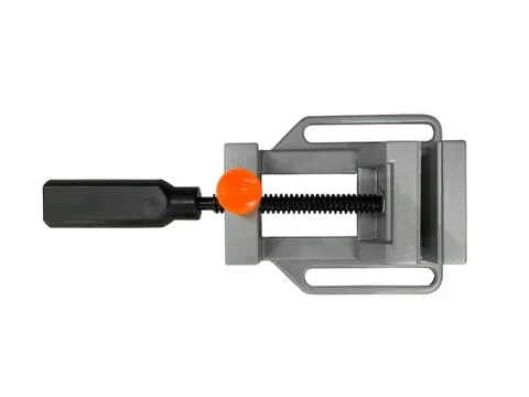 Clamp isolated on white Stock Photos