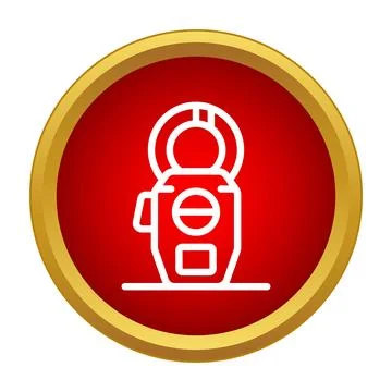 Clamp meter icon for electricity power measurement Stock Illustration