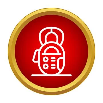 Clamp meter line icon for electrical engineering measurement Stock Illustration