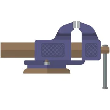 Clamp tool icon flat vector isolated on white background Stock Illustration