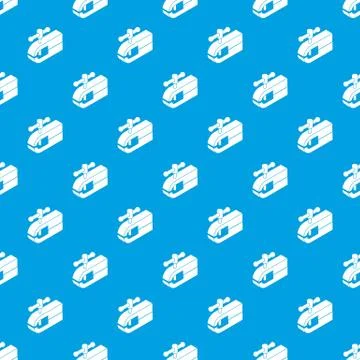 Clamping machine pattern vector seamless blue イラスト素材