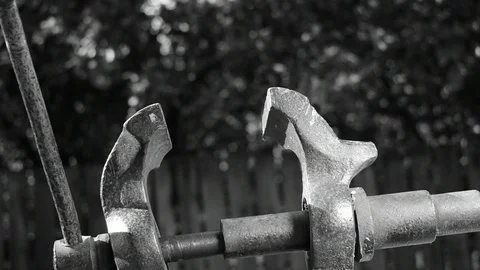 Clamps the vise Stock Footage 115476862