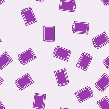 Clamshell package plastic package glyph seamless pattern Stock Illustration