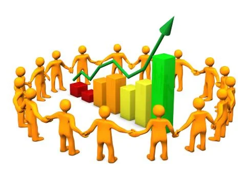 Clannishness chart 스톡 일러스트