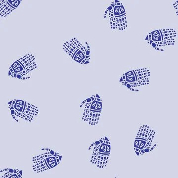 Clap applause robot hand gesture glyph seamless pattern 스톡 일러스트