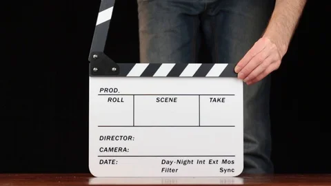 Clap cinema ralenti Video stock 88126134
