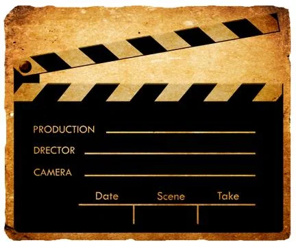 Clapboard screen Stock Illustration