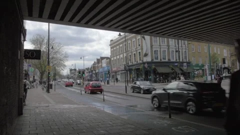Clapham High Street Stock Footage 241744281
