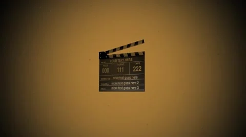 The Clapper Stock After Effects