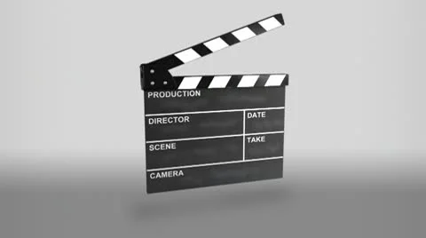 Clapper board hd Stock Footage 8993321