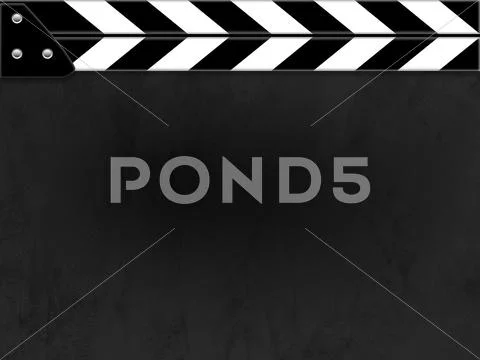 Clapper board Stock Illustration