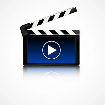 Clapper board Stock Illustration