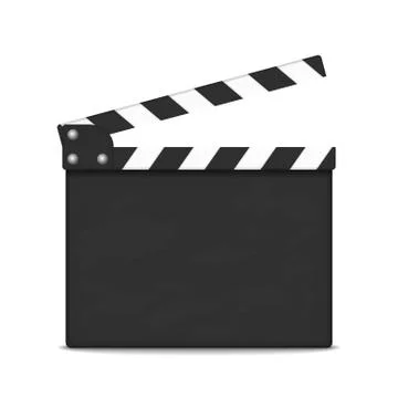 Clapper Board Stock Illustration