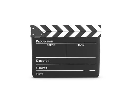 Clapper board Stock Illustration