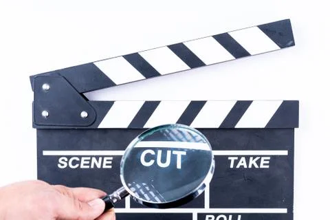 Clapper Board Isolated Stock Photos