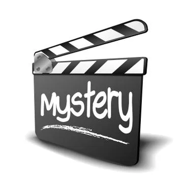 Clapper board mystery Illustrazione stock